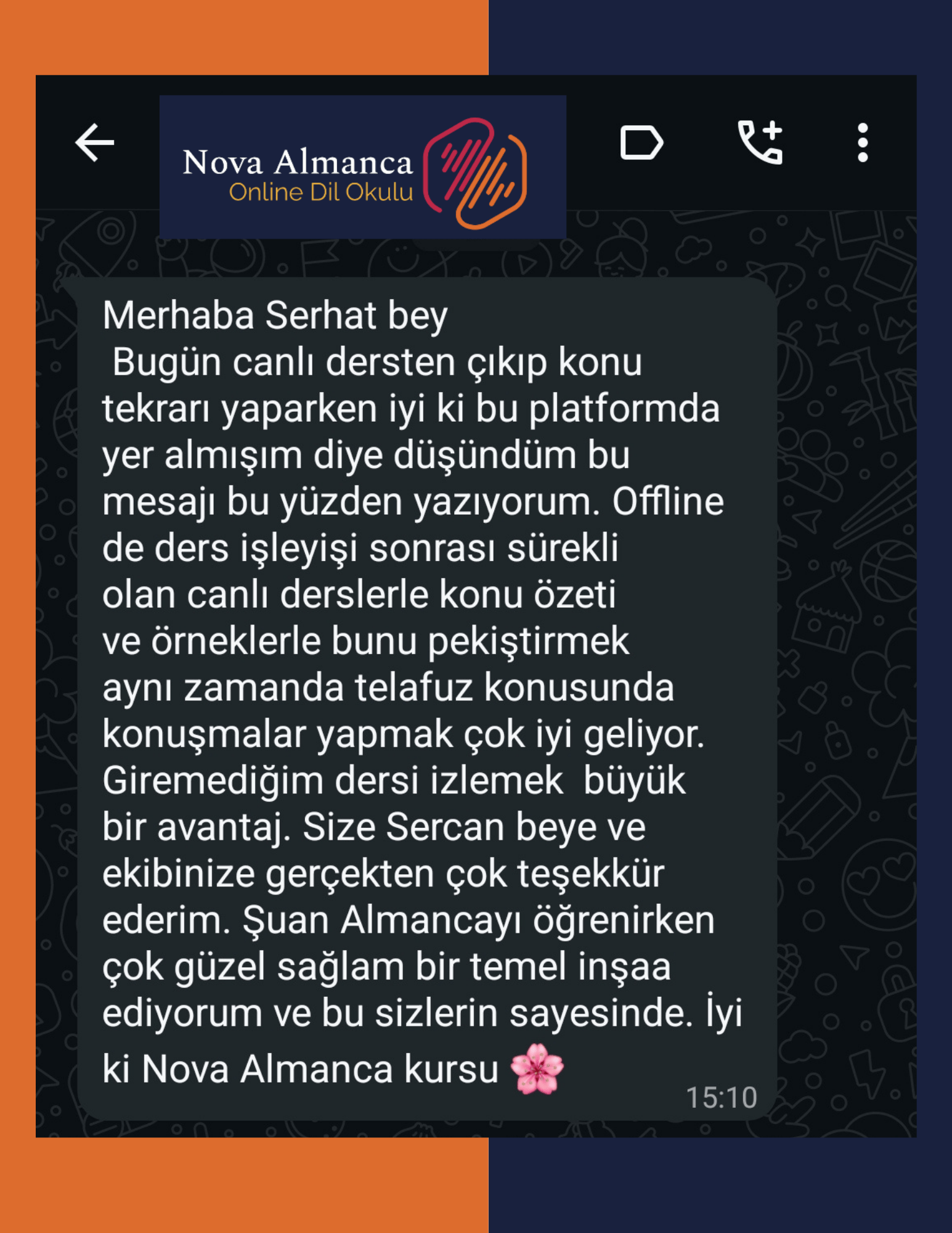 Sümeyra Hanım WhatsApp Mesajı