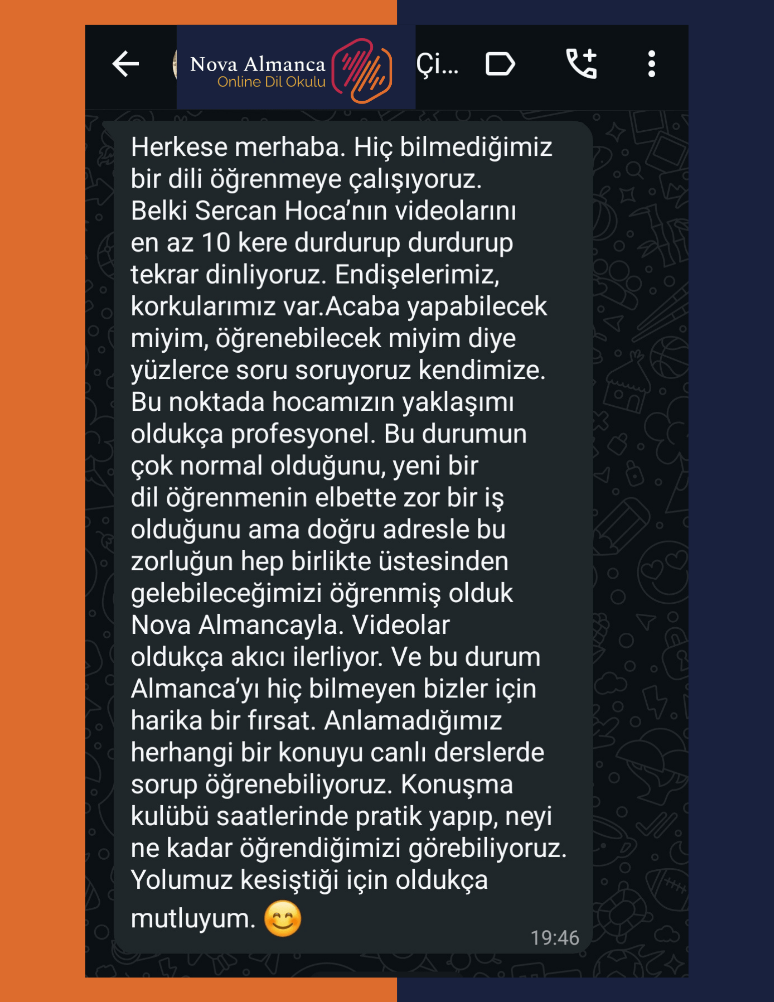 Dürdane Hanım WhatsApp Mesajı